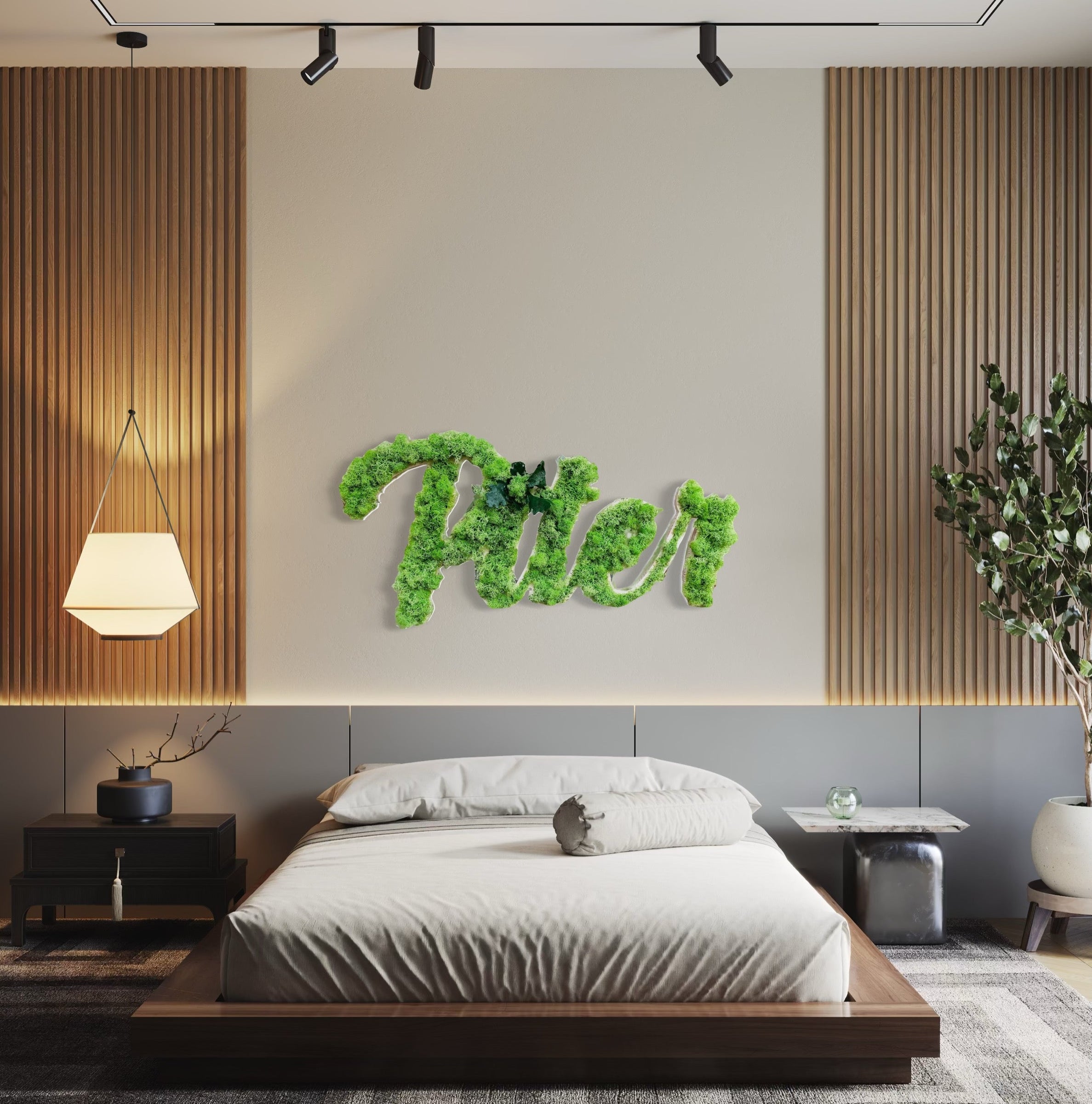 Scritte 3D in Verde Stabilizzato